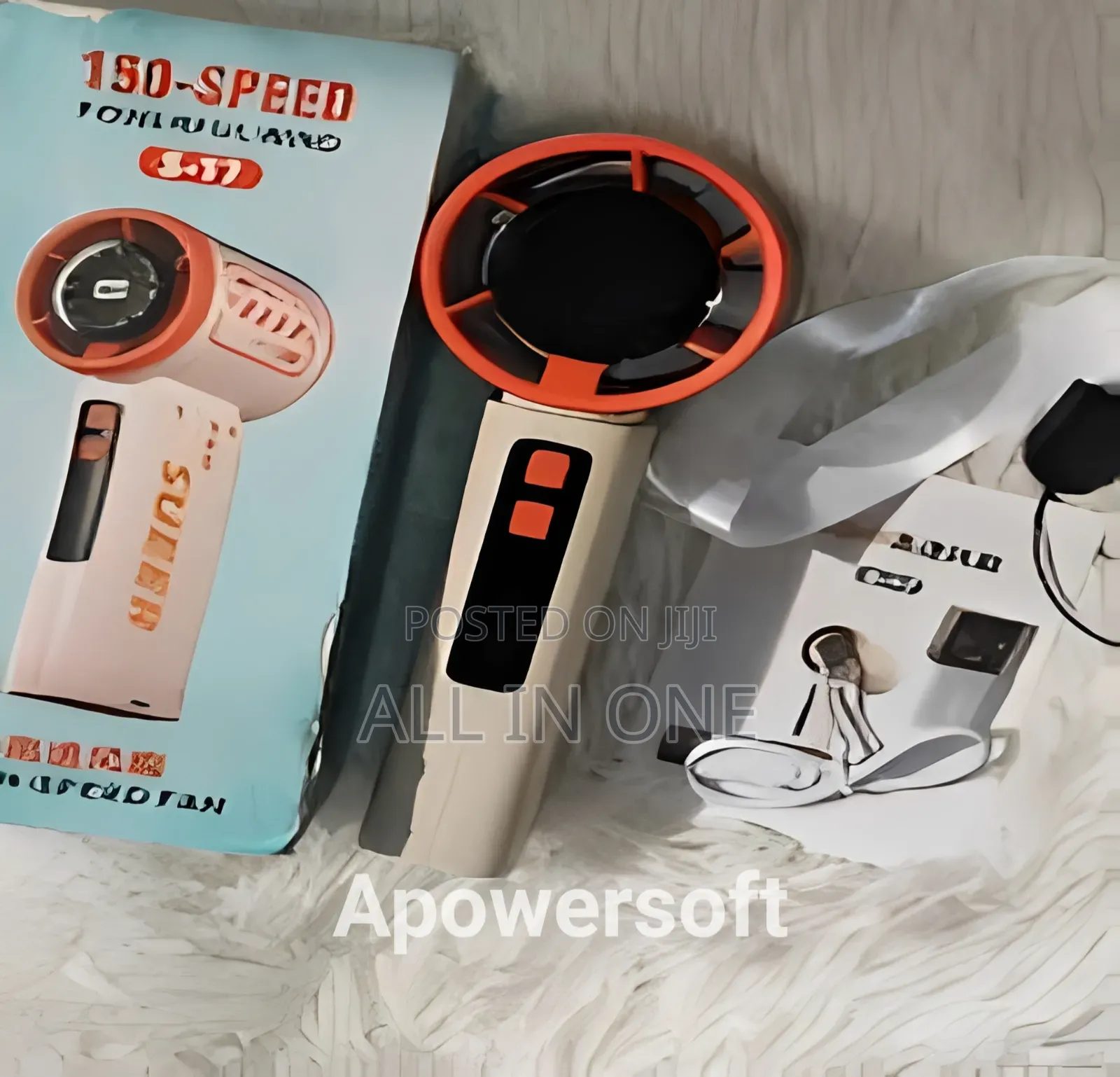 [S-17] Portable High-Speed Handheld Turbo Mini Fan New Update