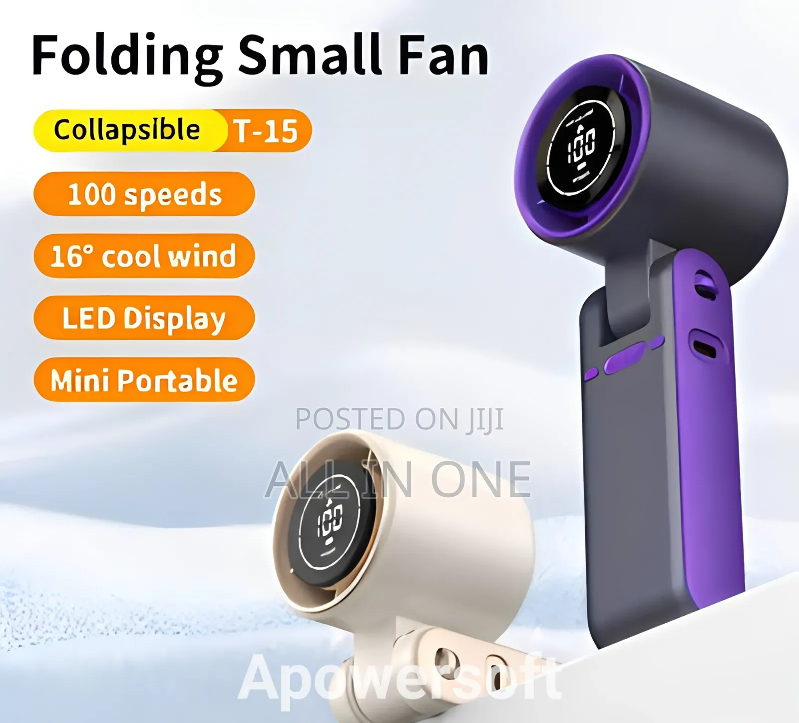 (T-15) Portable Handheld Mini Fan