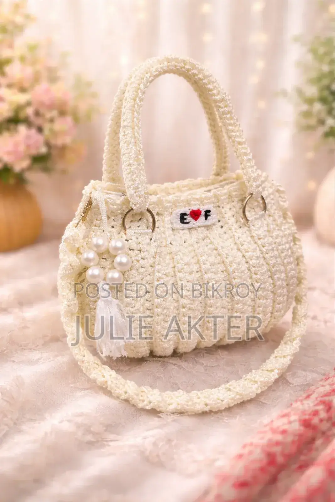 Handmade Crochet Stylish Ladies Bag