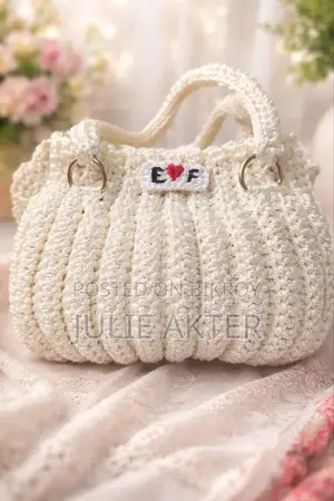 Handmade Crochet Stylish Ladies Bag