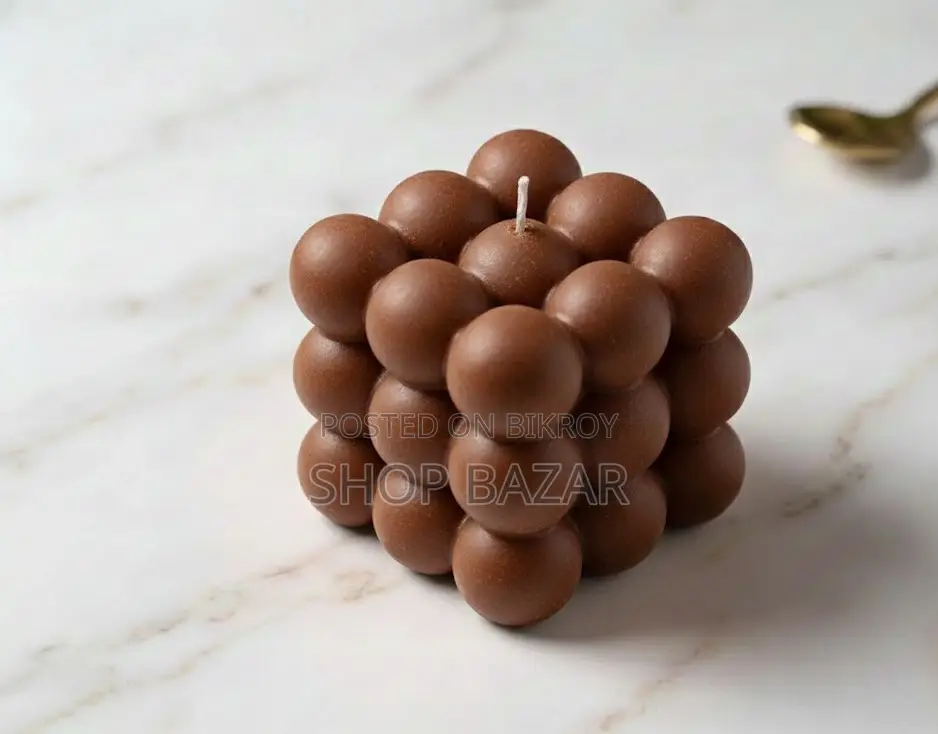 Premium Flower-Shaped Candle – Elegant Decor Item