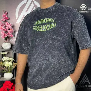 Strideout Acid Wash Dropshoulder T-Shirt