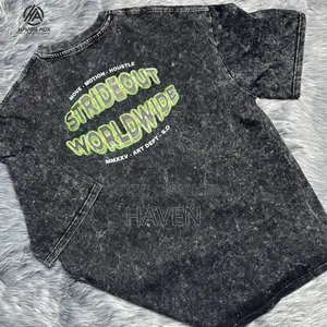 Strideout Acid Wash Drop-shoulder T-Shirt
