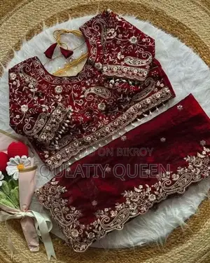Glamorous Jimchu Silk: Gorgeous Sequence Embroidery Saree