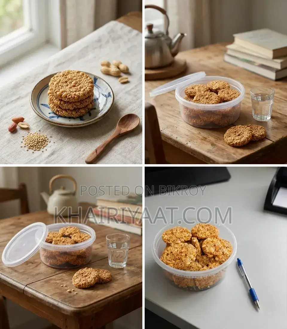 Crunchy Peanut Sesame Brittle