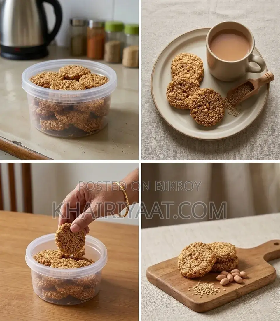Crunchy Peanut Sesame Brittle