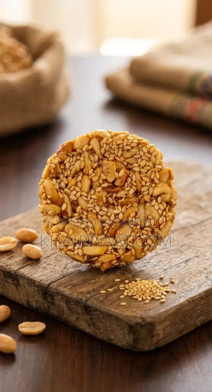 Crunchy Peanut Sesame Brittle