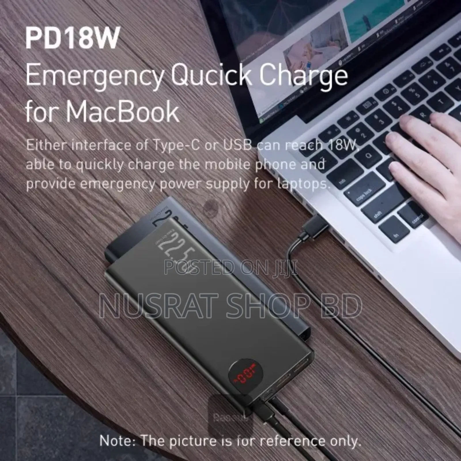 Baseus Adaman 20000mAh 22.5W Metal Power Bank Code: 5413