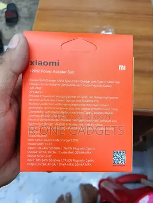 Mi 120 Watt Turbo and Nano Charger