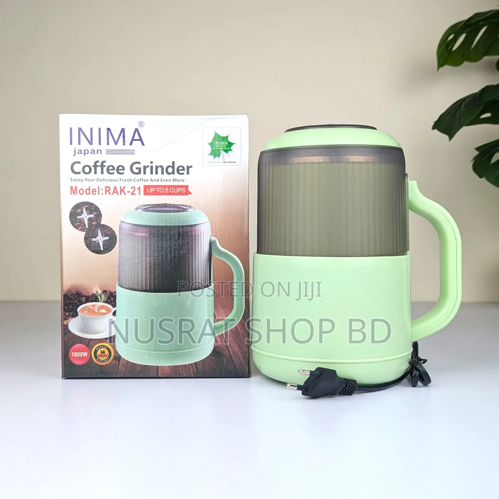 Inima Japan Coffee Grinder Rak-21 1800 Watt Code : 12604