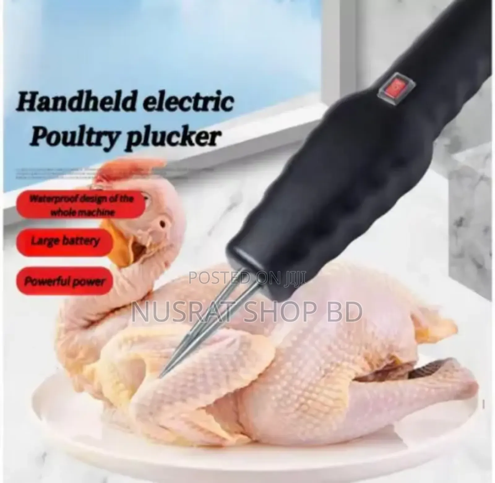 Poultry Plucker for Chicken, Duck, Goose, and Other Birds 12345