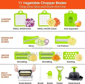 16 In 1 Multifunctional Vegetable Chopper Code: 10220