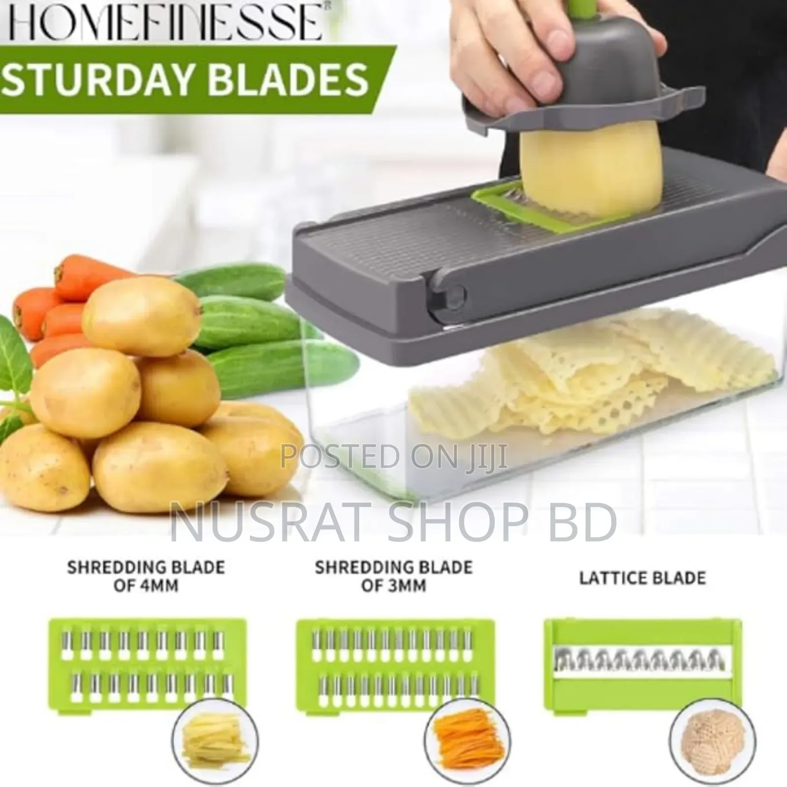 16 In 1 Multifunctional Vegetable Chopper Code: 10220