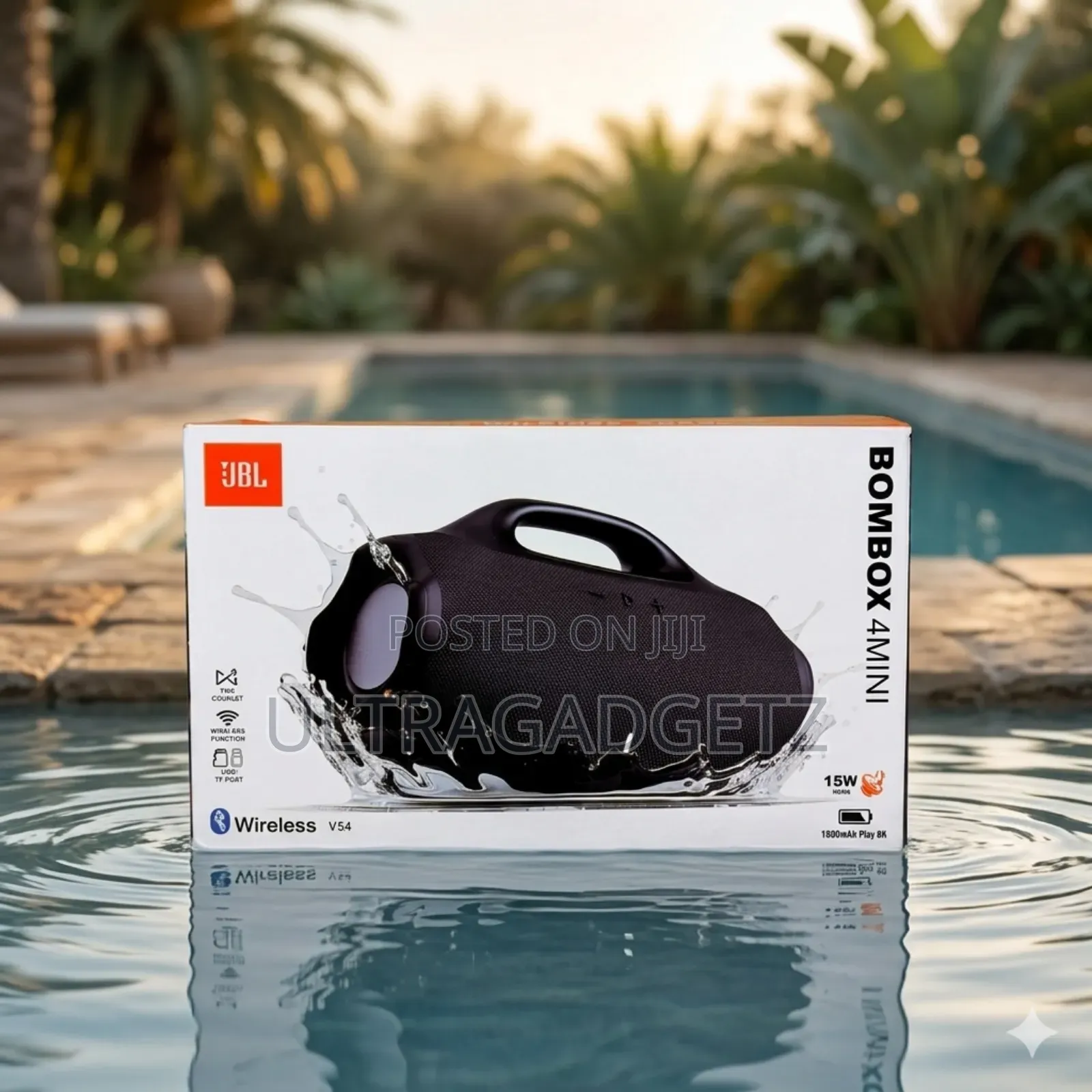 JBL Boombox 4 Mini Wireless Speaker – Powerful Sound Anywhere!
