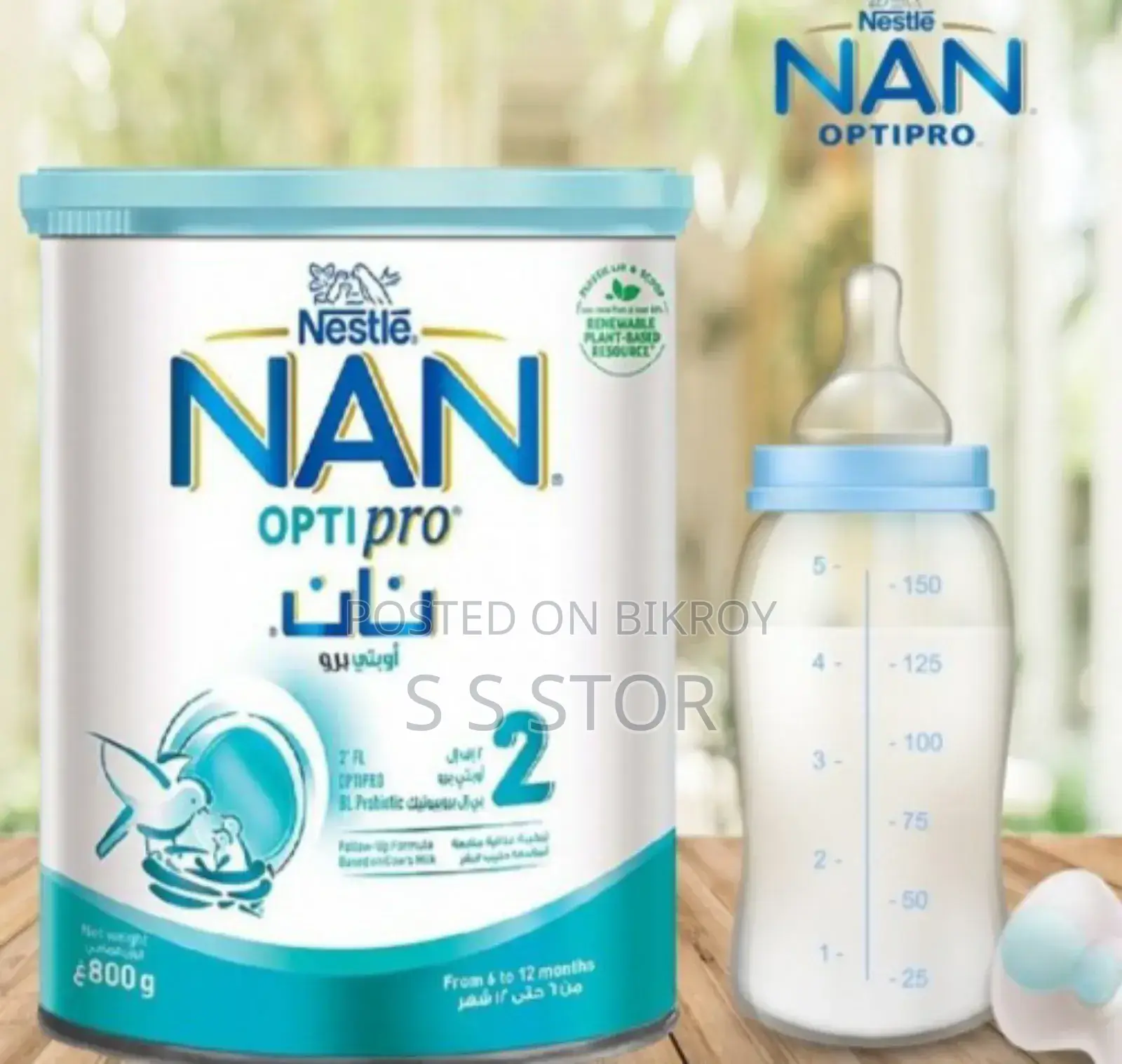 Nestle NAN 2 Optipro Baby Milk Infant (From 6-12 Months) - 800g