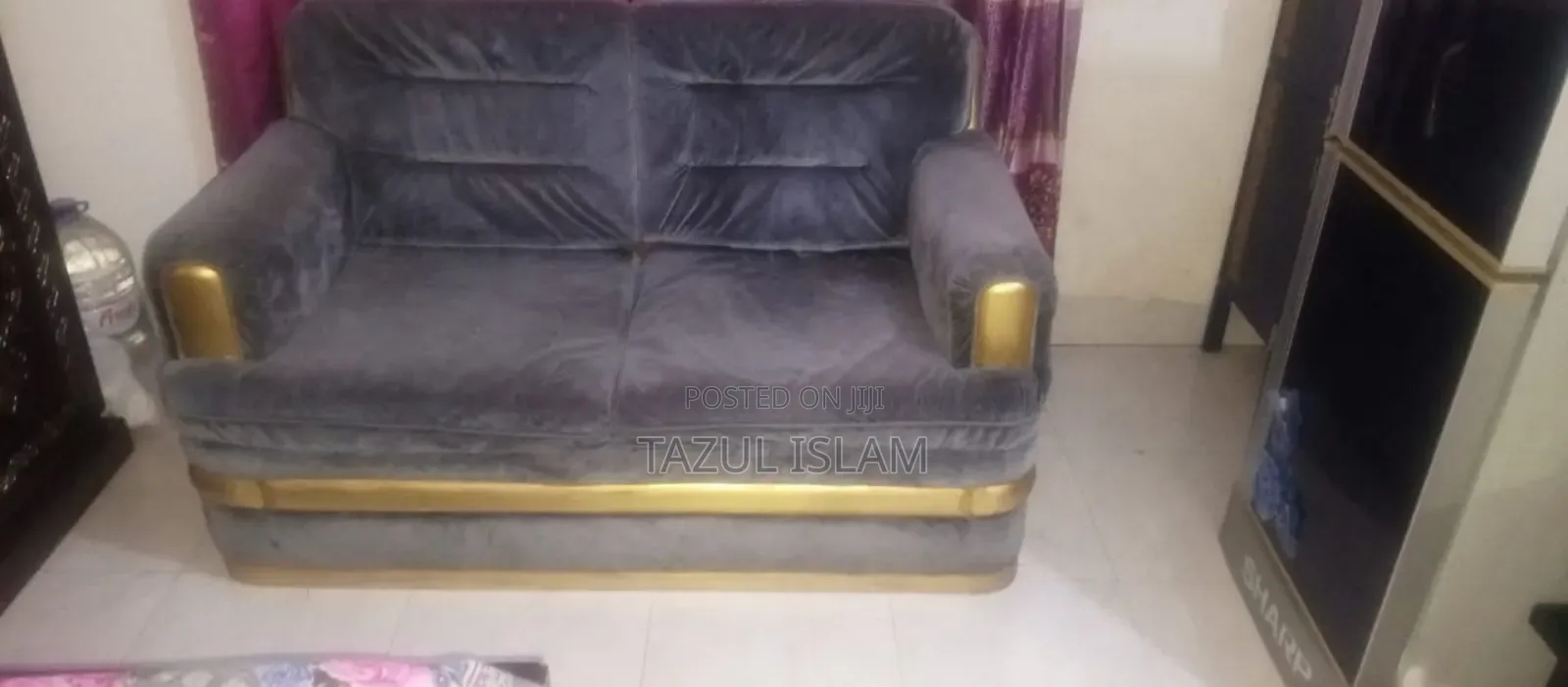 Gold Frame Sofa