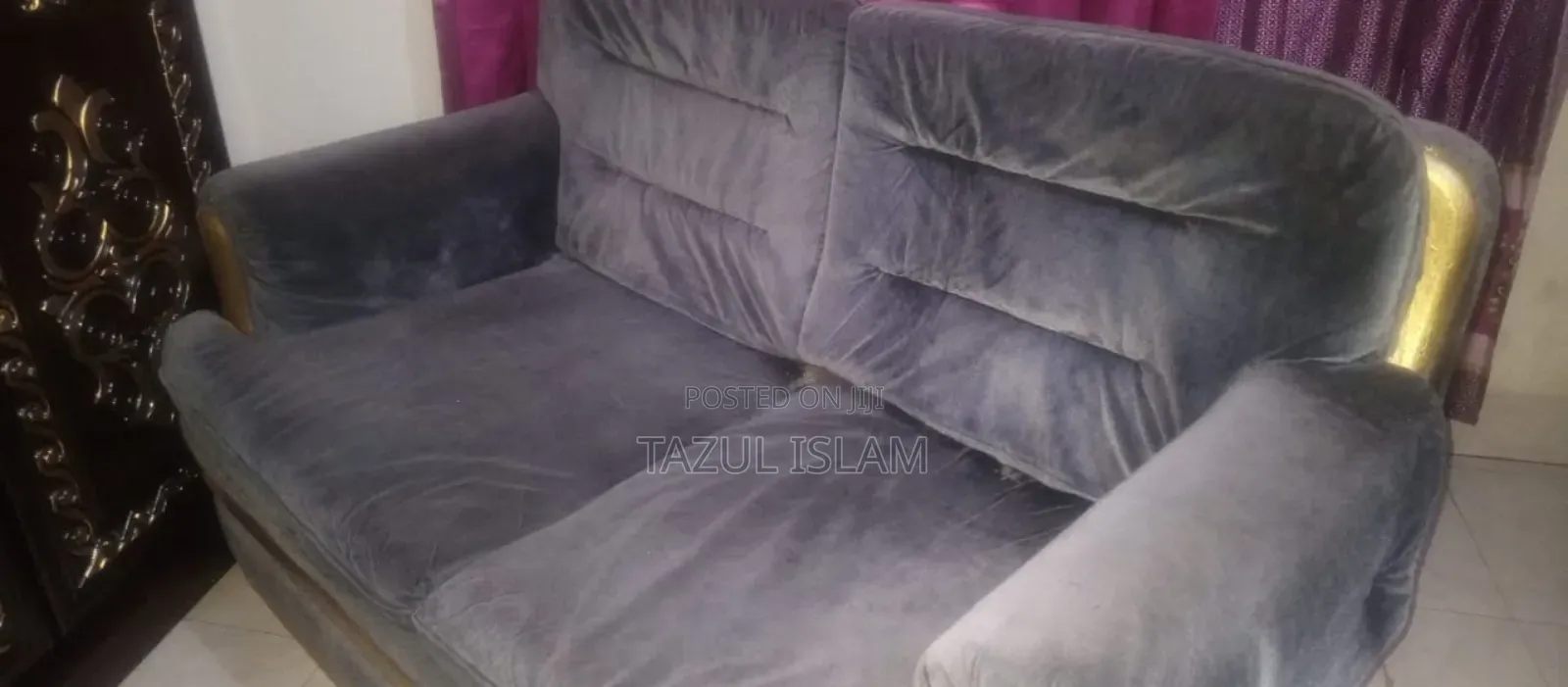 Gold Frame Sofa