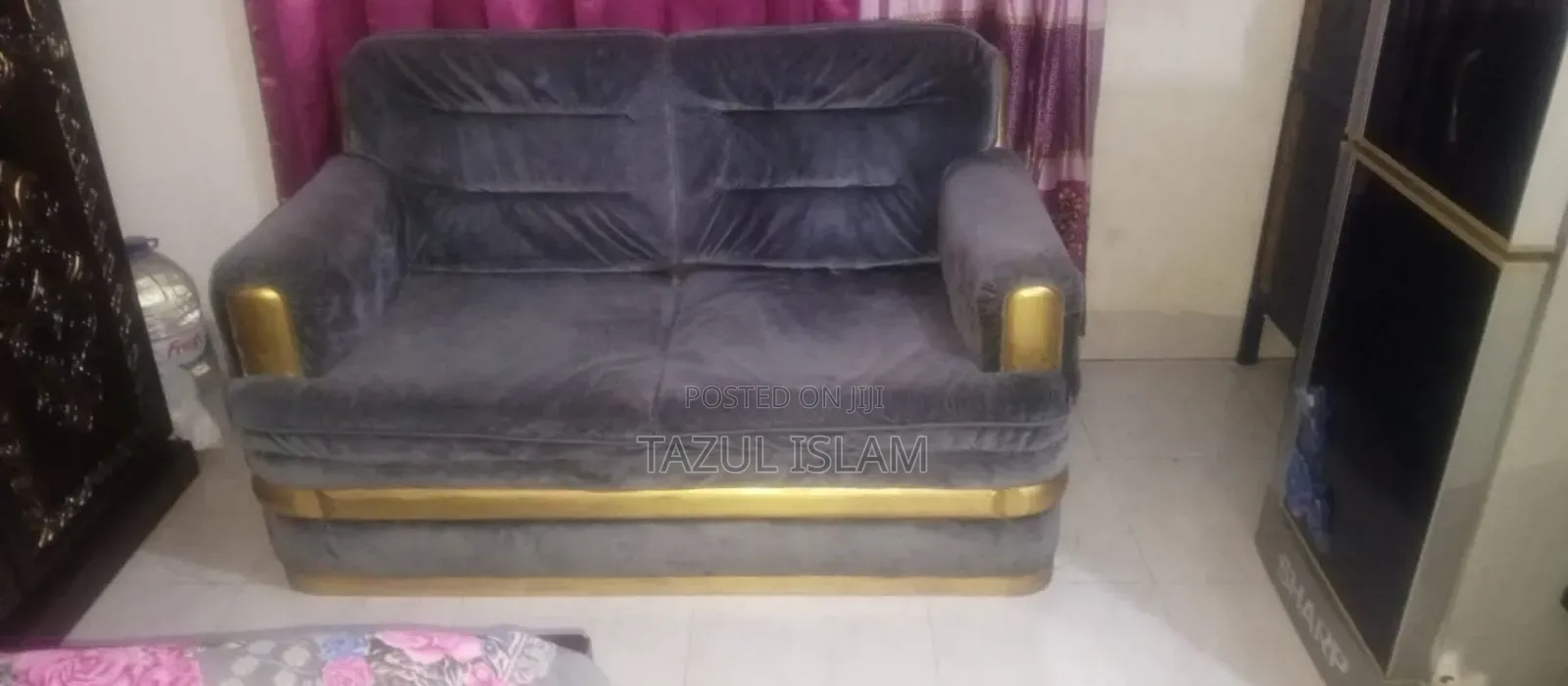 Gold Frame Sofa