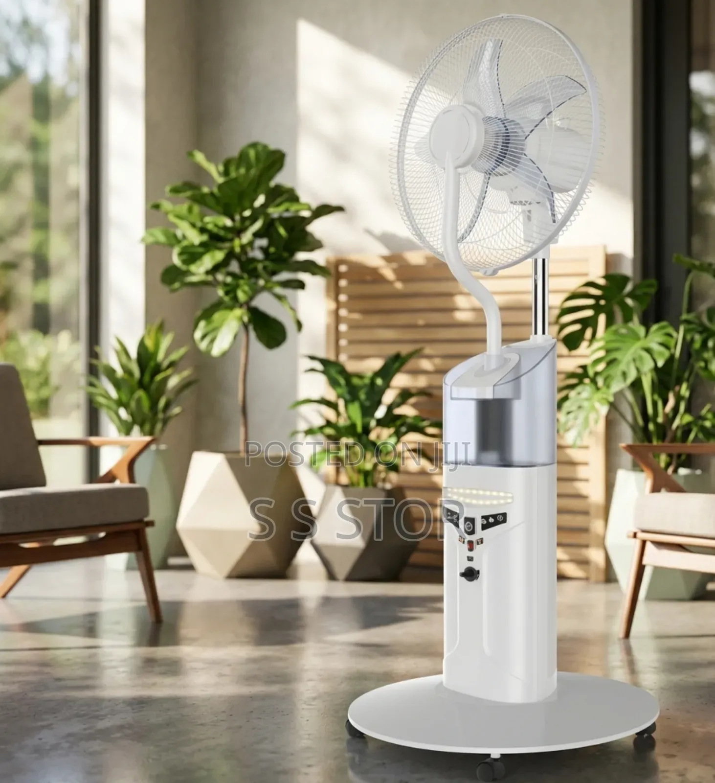 Nova NV-3020R Rechargeable Mist Air Cooler Fan with Remote Controller ...