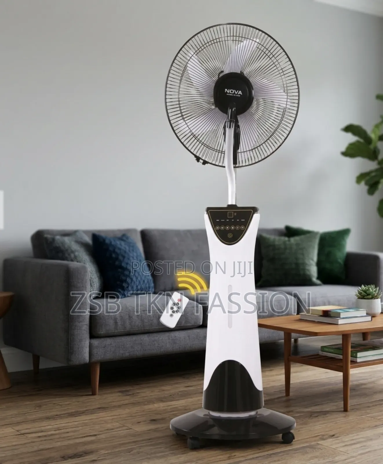Nova NV-3061 Electric AC-DC Charger Mist Fan