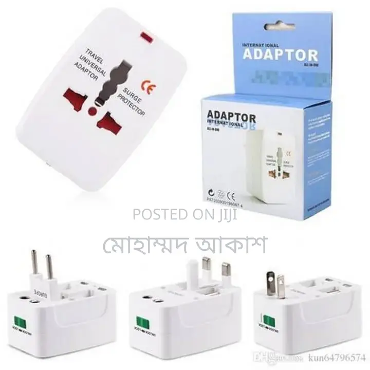 Universal International All-in-1 Travel Adapter Multi-Plug Power Socket