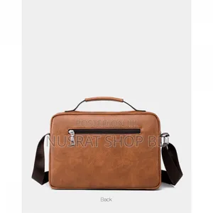 Men's Pu Leather Shoulder Bag (Brown) Code : 3914