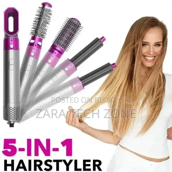 Hair Dryer, Straightener, Curler, Comb