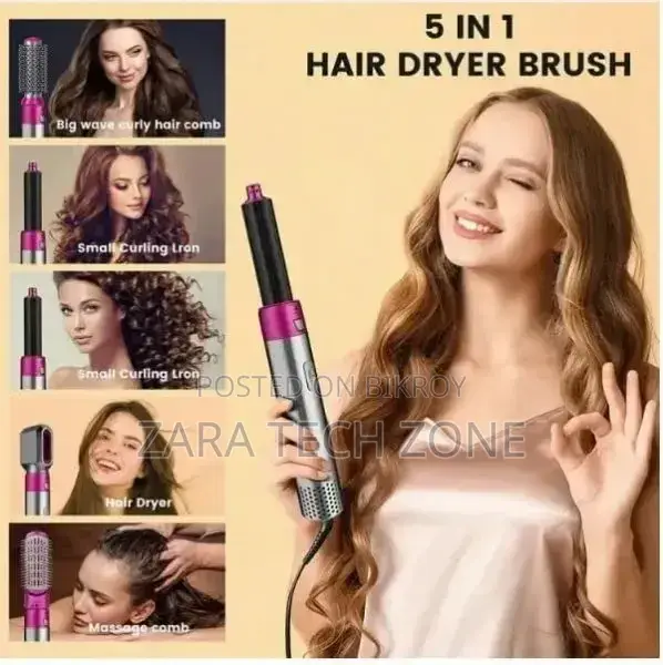 Hair Dryer, Straightener, Curler, Comb