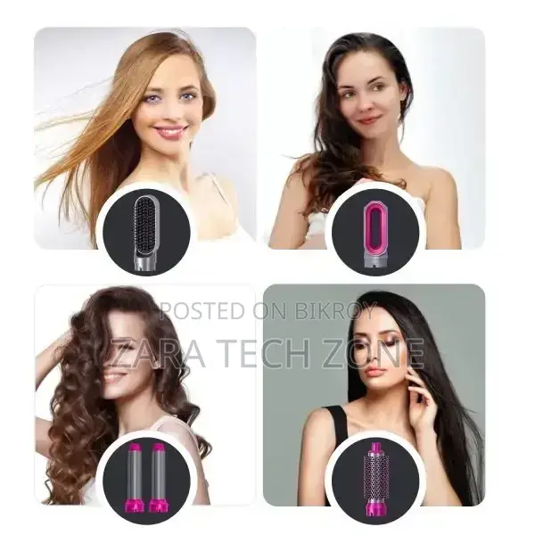 Hair Dryer, Straightener, Curler, Comb