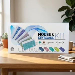 Wireless Mouse Keyboard Combo Kit (Slim Stylish Design)