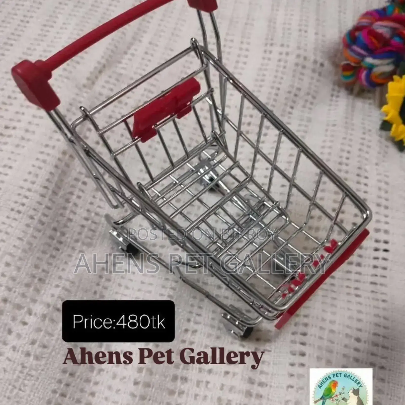 Bird's Interactive Shopping Cart Toy