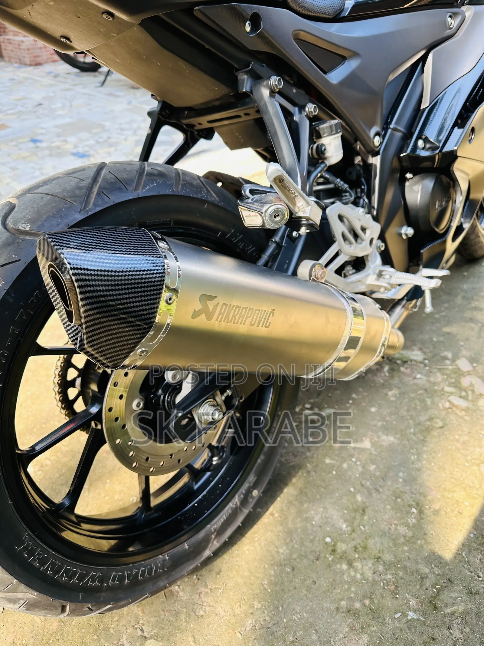 ৫৭০ মিমি Akrapovic বিগ সাইজ এক্সহস্ট অরিজিনাল