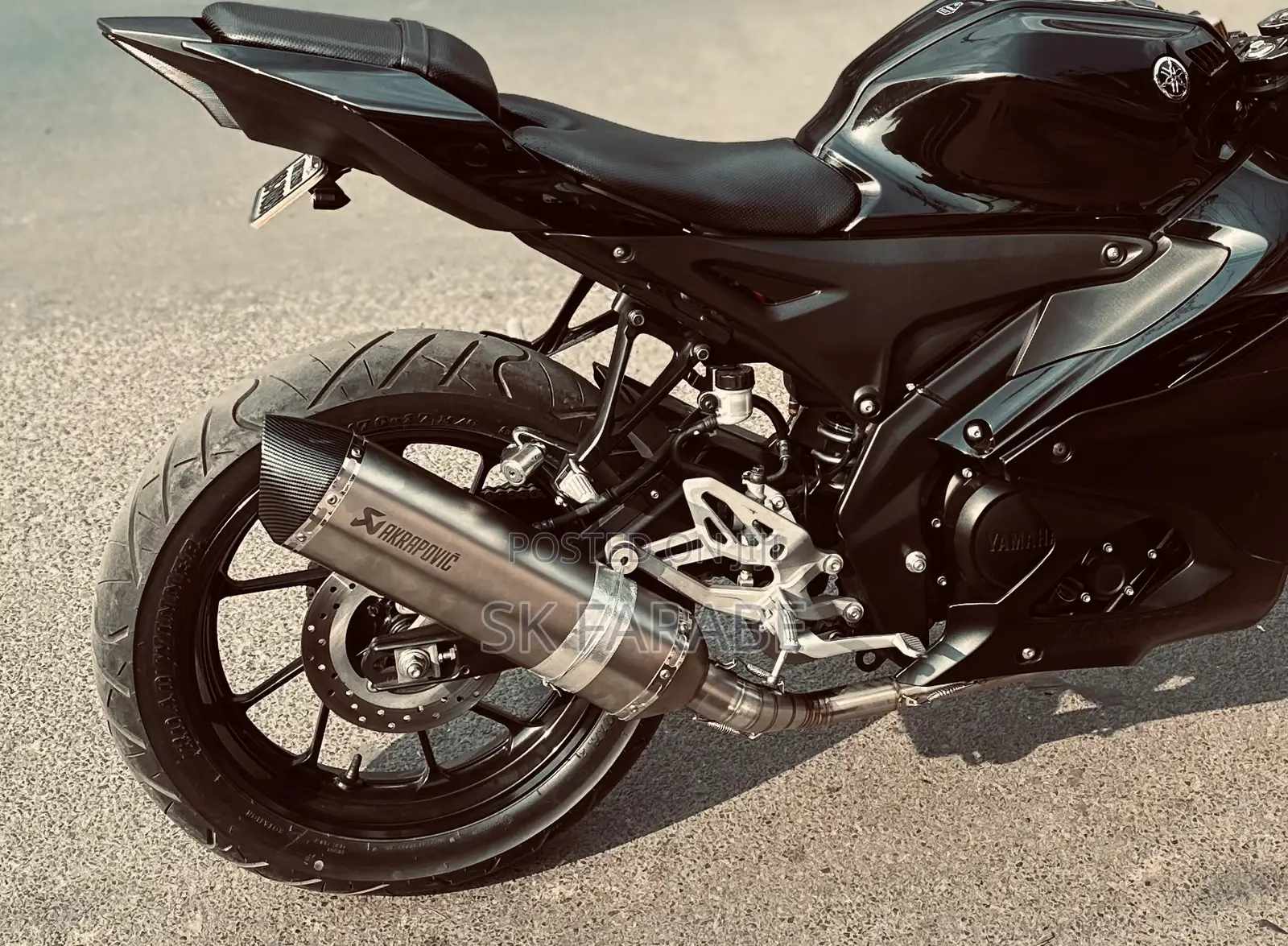 ৫৭০ মিমি Akrapovic বিগ সাইজ এক্সহস্ট অরিজিনাল