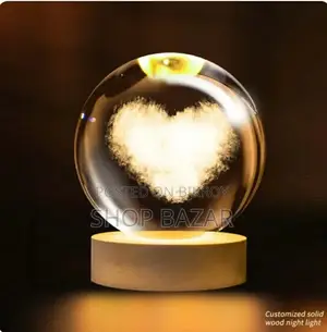 Dolphin Crystal Ball Night Lamp – Romantic LED Light