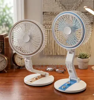 Lr 2018 Rechargeable Fan With Led Light