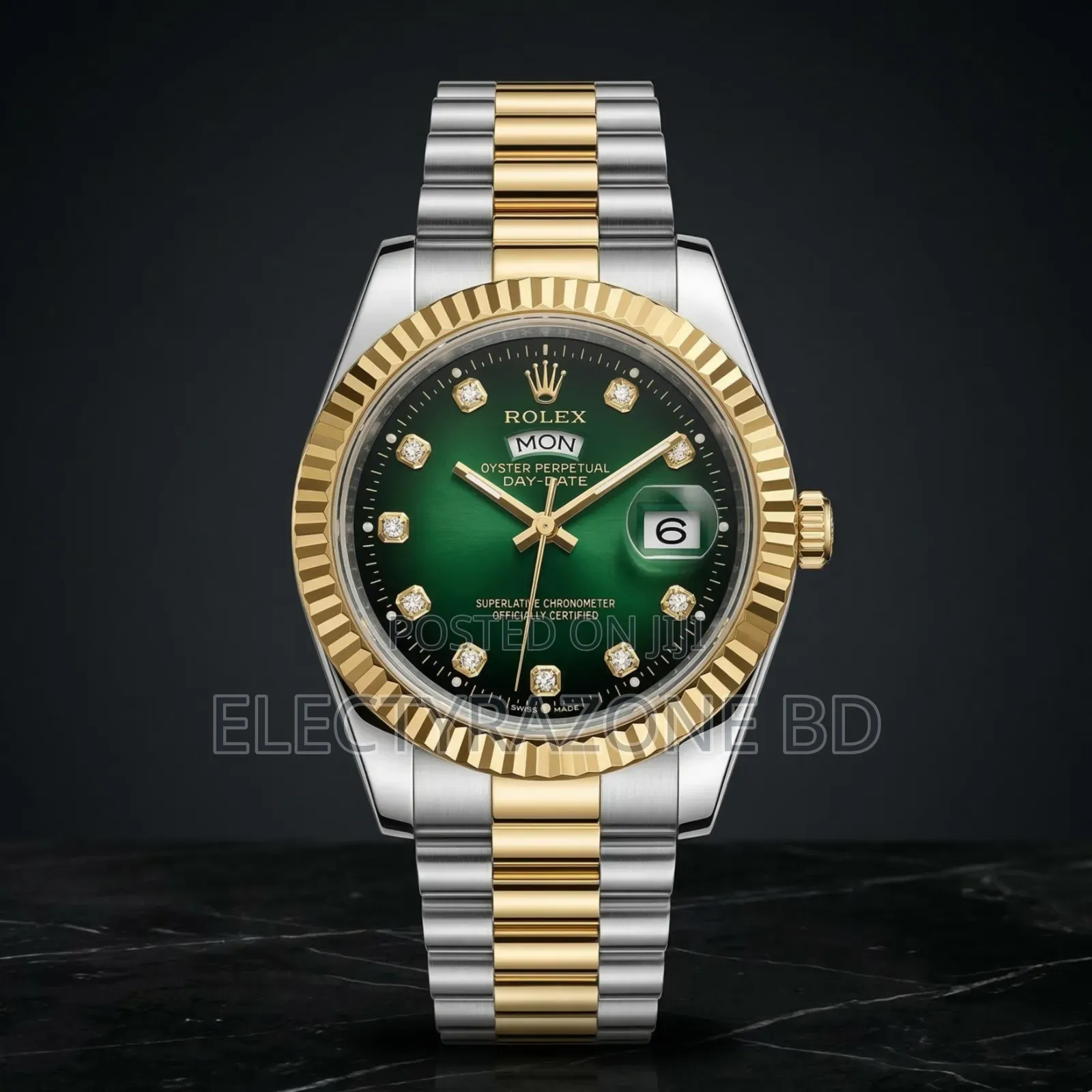 Rolex Quartz Movement Stainless Steel Analog Watch For Men