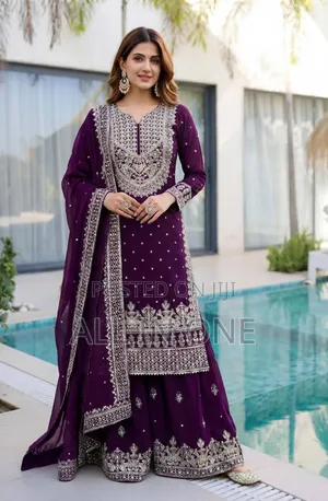 Premium Soft Jorjet Three Piece High Quality