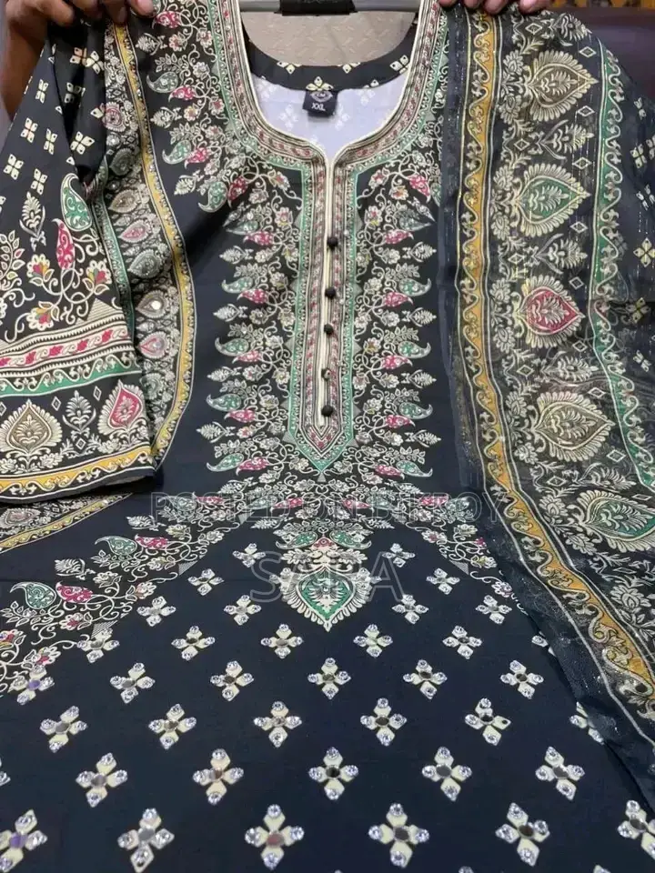 Women's Digital Print Ready-to-Wear Three-Piece Set