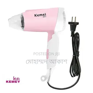 Kemei Km-6831 প্রফেশনাল ফোল্ডেবল হেয়ার ড্রায়ার ১৬০০ ওয়াট হাই পাওয়ার
