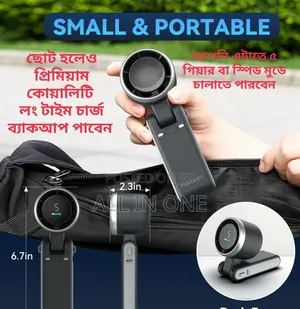 Playhot Portable Mini Turbo Fan 5 Gears