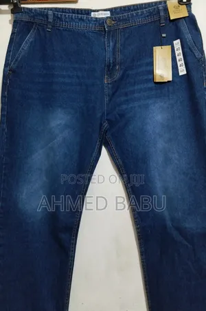 Mens Semi Baggy Jeans Pants