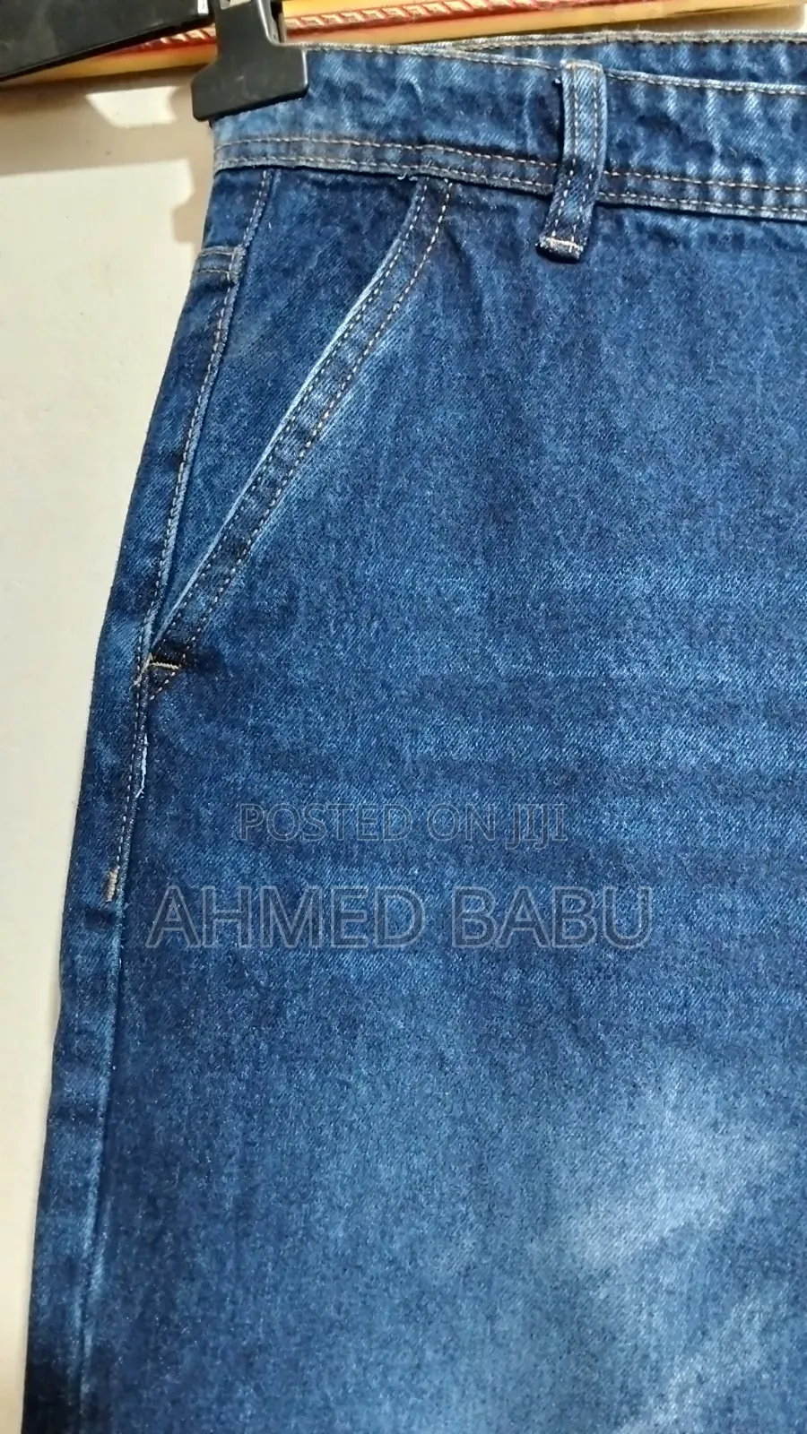 Mens Semi Baggy Jeans Pants