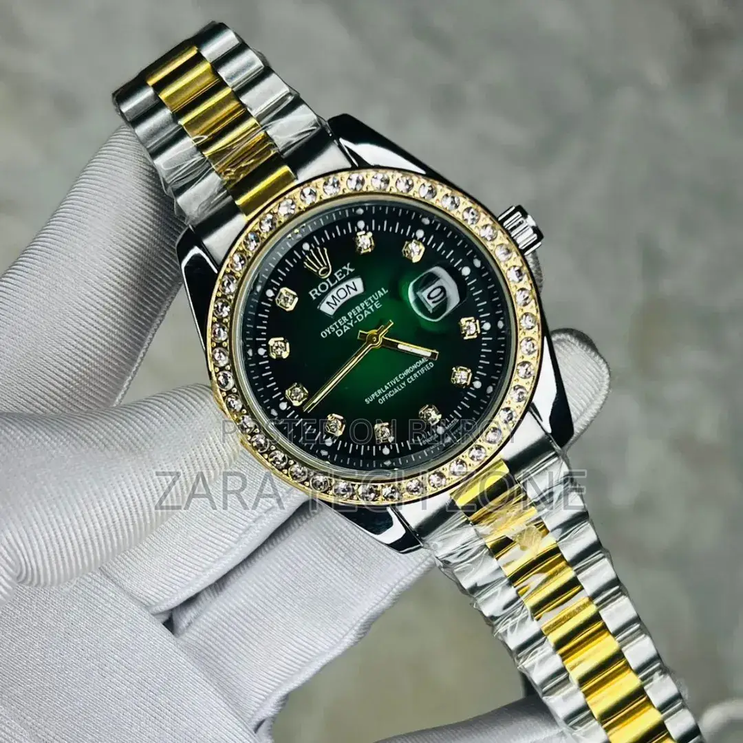 Rolex Quartz Movement Stainless Steel Analog Watch for Men