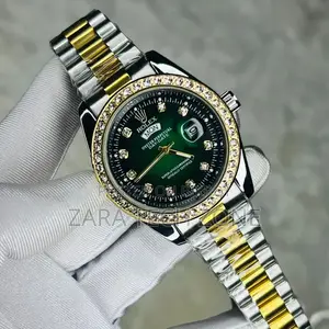 Rolex Quartz Movement Stainless Steel Analog Watch for Men