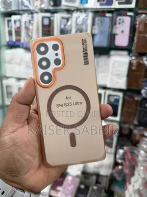 ম্যাগসেফ ড্রপ রেজিস্ট্যান্ট ম্যাট ব্যাক কভার স্লিম ফিট ফর স্যামসাং এস২৪ আল্ট্রা