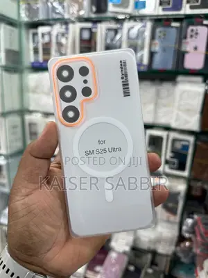 ম্যাগসেফ ড্রপ রেজিস্ট্যান্ট ম্যাট ব্যাক কভার স্লিম ফিট ফর স্যামসাং এস২৪ আল্ট্রা