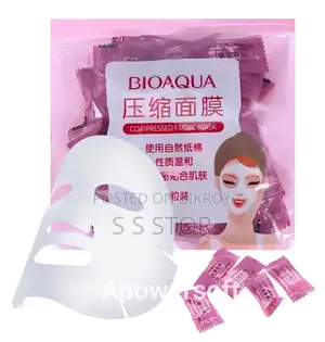 Bioaqua Compressed Facial Mask 50 Pieces
