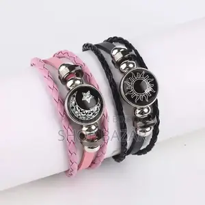 Trendy Couple Sun Moon Bracelet