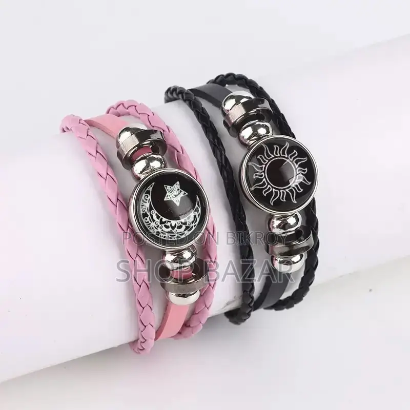 Trendy Couple Sun Moon Bracelet
