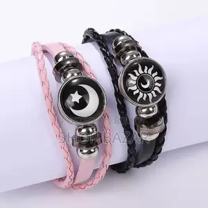 Trendy Couple Sun Moon Bracelet
